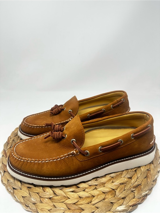 Sperry Gold Cup 1Eye Vibram Premium Nubuck Leather Boat Shoe Size 10 Men\'s